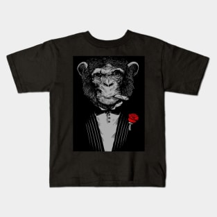 the grand monkey father Kids T-Shirt